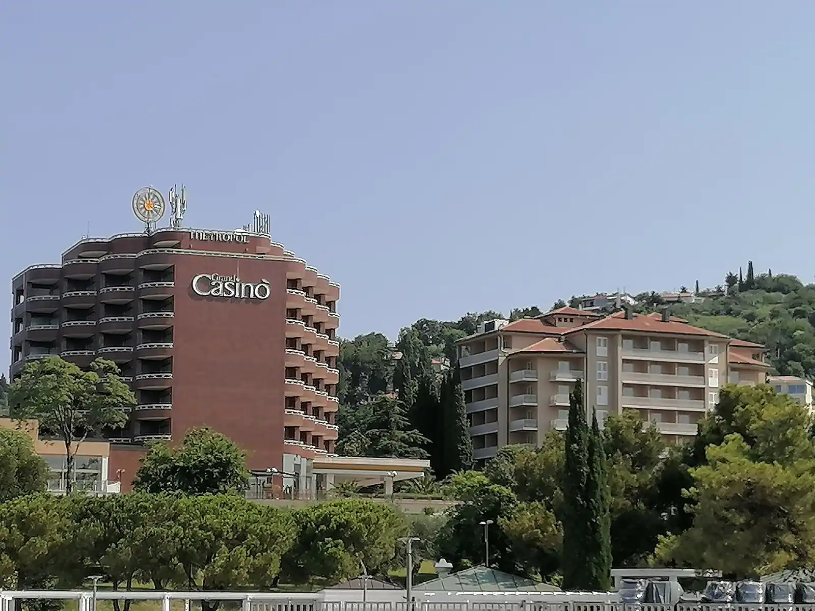 The seafront of Portorož on the Slovenian coast